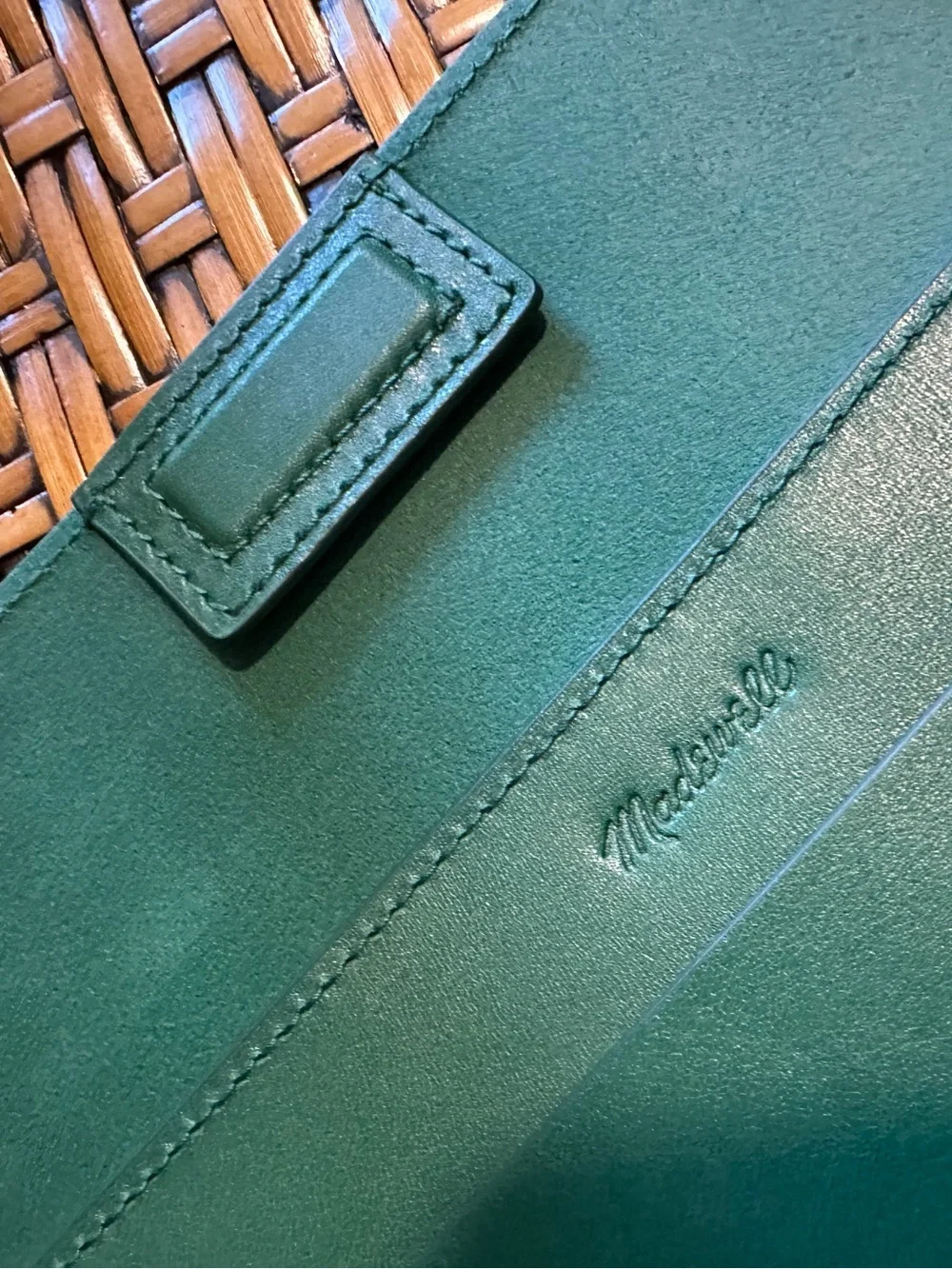 ☀️ New! MADEWELL Essential Extra-Large Bucket Tote in Golf Green